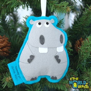 Beauregard the Hippo Ornament