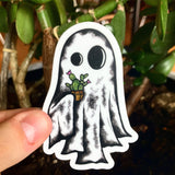 Cactus Ghost Sticker