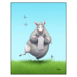"Ewe Are What Ewe Wear" Sheep Print