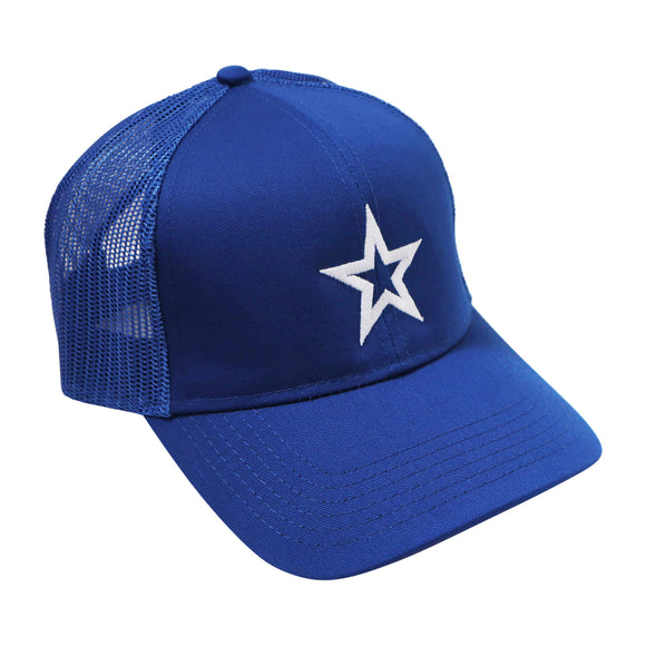STAR CAP IN AZURE BLUE