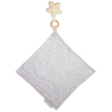 Star Moon Lovey Mini Blanket with Removable Teething Ring
