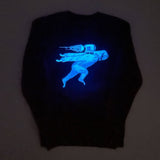 Rocket Sloth Long Sleeve Pullover (Glows in the Dark)