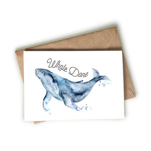 Blue Whale - Whale Done! Card