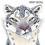 "Snow Leopard" Print