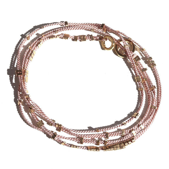 SIRI Silk Wrap Bracelet - Gold