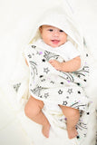 Shooting Stars Hooded Baby Towel