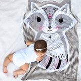Riley the Raccoon Shaped Baby Blanket