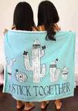 Cactus Cozy Baby Blanket