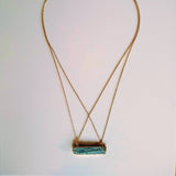 JONNA Double-Strap Necklace 'Kyanite'