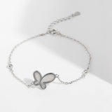 Simple Butterfly Mother of Pearl Bracelet