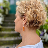 Orange Blossom Aventurine Earrings