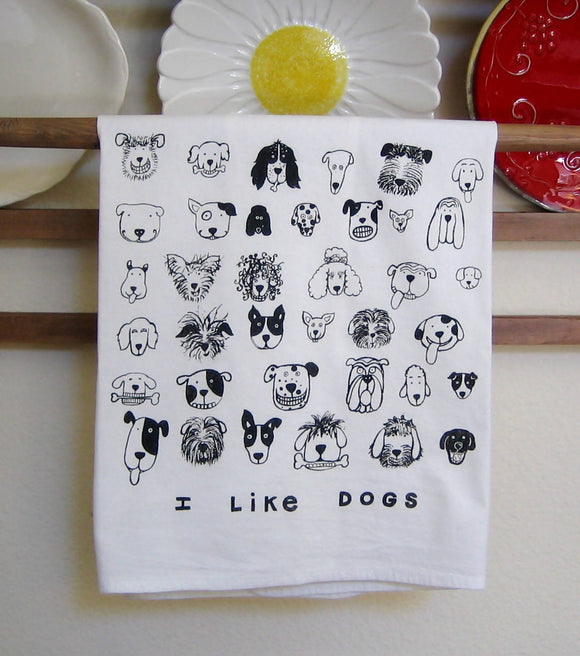 I Like Dogs Kitchen Towel