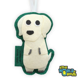 Frank the Yellow Lab Ornament