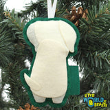 Frank the Yellow Lab Ornament