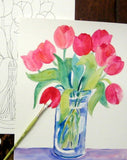 Watercolor Painting Kit - Flowers and Still Lifes
