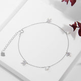 Leaf and Pearl Anklet