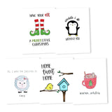Holiday Themed Pun Cards Set 2