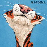 "Content Kitty" Tiger Print