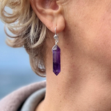 Transformation Talisman Amethyst Earrings