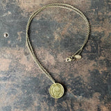 Heads & Tails Peep Show Token Necklace
