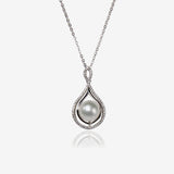 Teardrop Fresh Water Pearl Necklace