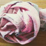 SHERPA Wool felted silk scarf - Pink