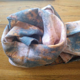 SHERPA Wool felted silk scarf - Travertine