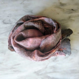 SHERPA Wool felted silk scarf - Lilac