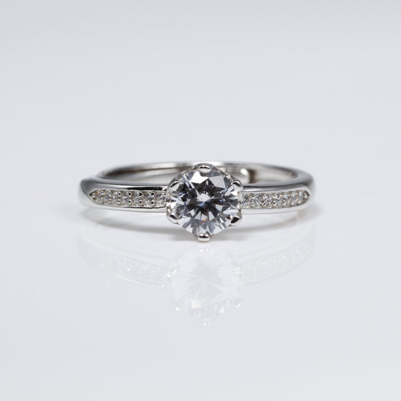 Round 0.75 Carat Channel Setting Ring