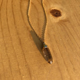 Smokey Quartz Point Necklace