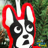 Lucy the Boston Terrier Ornament