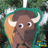 American Plains Bison Ornament