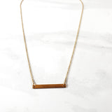 LINNEA Necklace - Mini Bar (Horizontal)