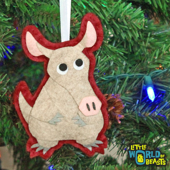 Nigel the Aardvark Ornament