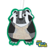 Corbin the Badger Ornament