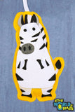 Temperance the Zebra Ornament