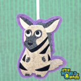 Ichabod the Striped Hyena Ornament