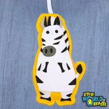 Temperance the Zebra Ornament