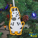 Temperance the Zebra Ornament