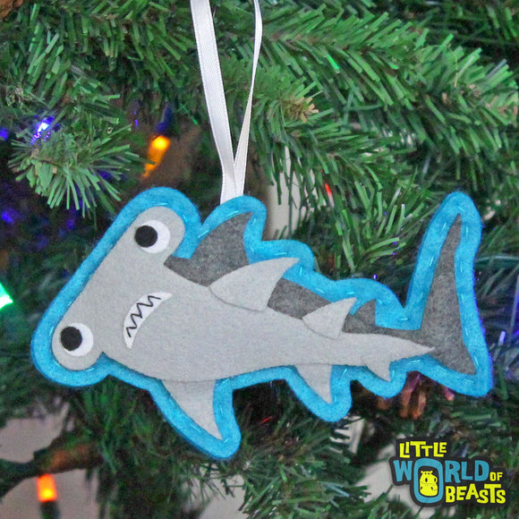 Mabel the Hammerhead Shark Ornament