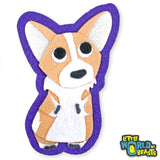 Newton the Corgi Patch