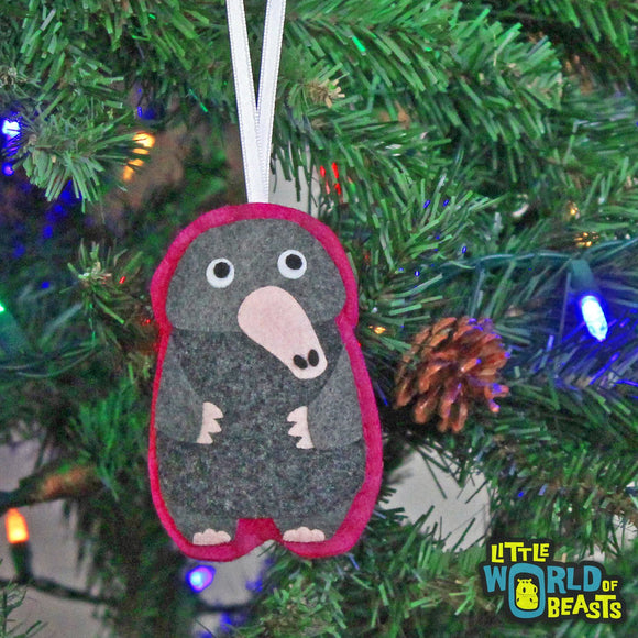 Neville the Mole Ornament