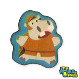Fighter Hippo - Adventure Beast Wooden Pin (3 Styles)