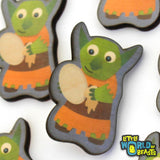 Goblin Washes the Dishes - Mundane Monster Wooden Pin