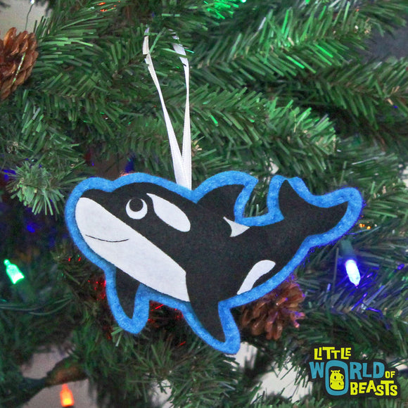 Manny the Orca Ornament
