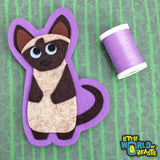 Genevieve the Siamese Cat Patch