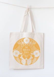 California tote bag, The Golden State