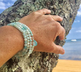 Amazonite Wrap Bracelet to Move Beyond Fear
