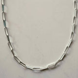 GIA Necklace - Sterling Silver Chain with cuffs