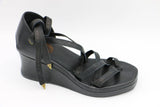 alicante black sandals + 2 straps gift set